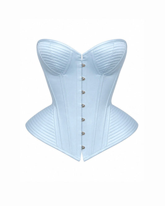 ROYAL SATIN CORSET - BLUE EDITION